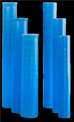 Protector Tubo Invernadero Doble Capa Perforado Abierto perforado 60 cm