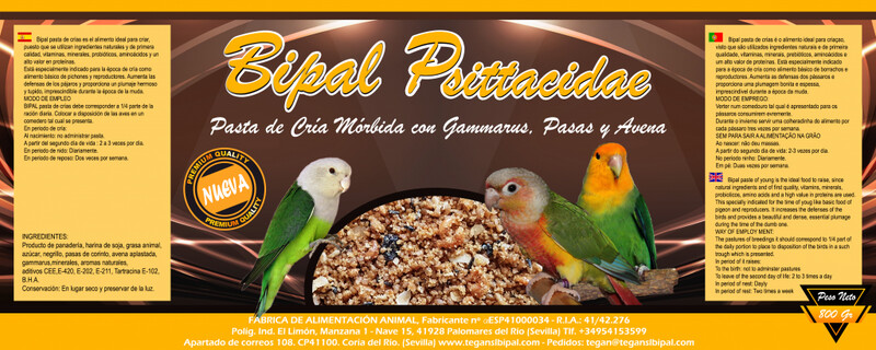 PASTA CRIA BIPAL PSITTACIDAS