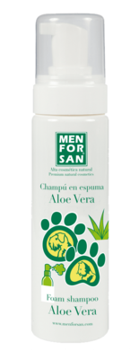 CHAMPÚ ESPUMA ALOE VERA PARA PERROS