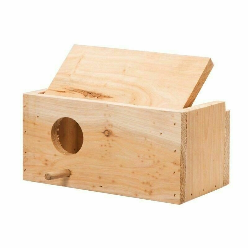 NIDO DE MADERA PARA PERIQUITOS