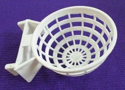 NIDO PLASTICO CON ENGANCHES FORRADOS PARA CANARIOS NIDO INTERIOR