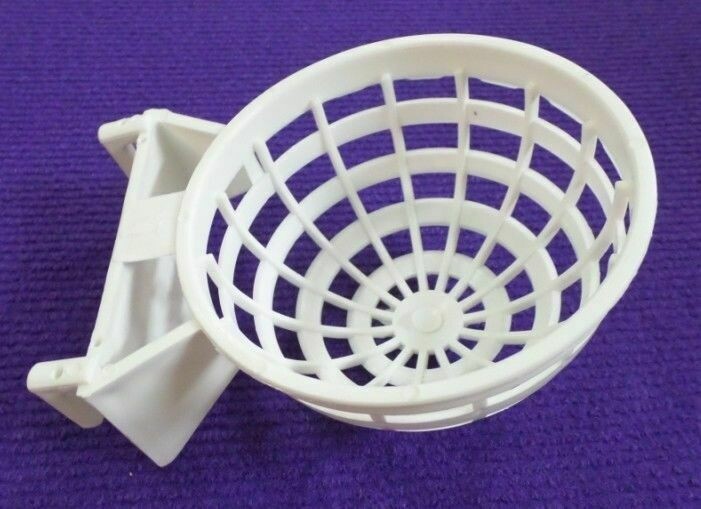 NIDO PLASTICO CON ENGANCHES FORRADOS PARA CANARIOS NIDO INTERIOR