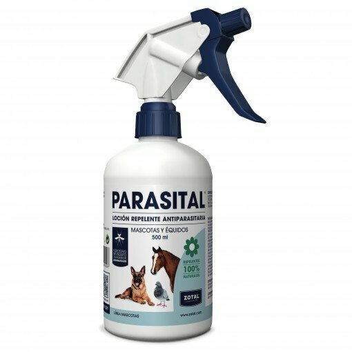 PARASITAL LOCION SPRAY ANTIPARASITARIO PERROS Y GATOS 500 ML