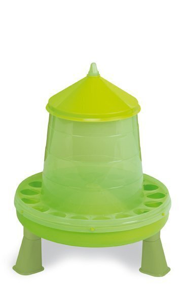 TOLVA PLASTICO AVES 4 KG. CON PATAS (PISTACHO)