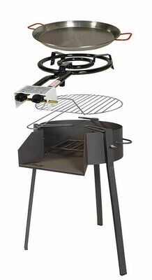 KIT BARBACOA REDONDA Ø60 CMS.(C/QUEMA+PA
