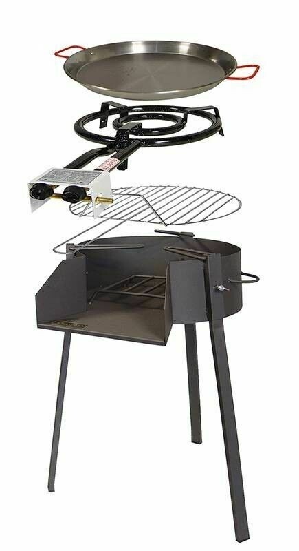 KIT BARBACOA REDONDA Ø60 CMS.(C/QUEMA+PA