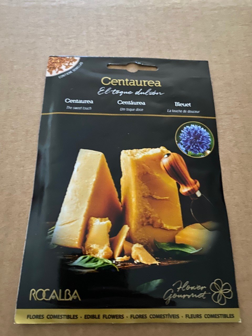 FLORES COMESTIBLES SEMILLAS CENTAURA