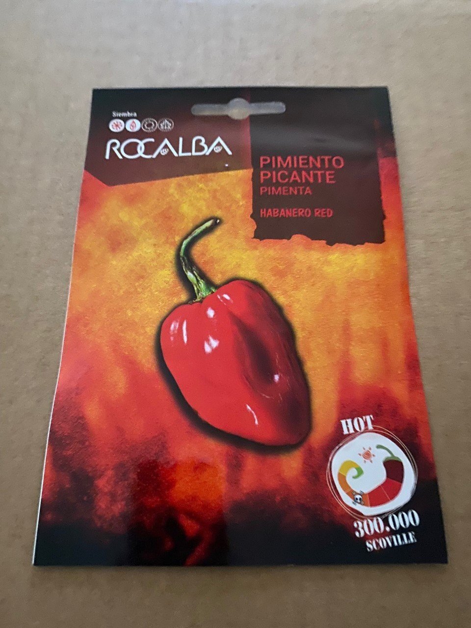 HORTALIZAS PIMIENTO PICANTE SEMILLAS HABANERO RED