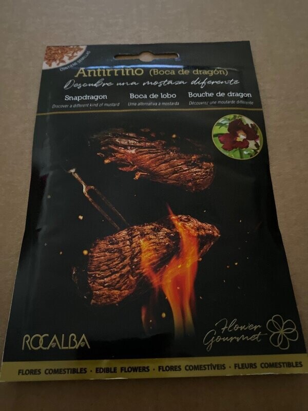 FLORES COMESTIBLES SEMILLAS ANTIRRINO