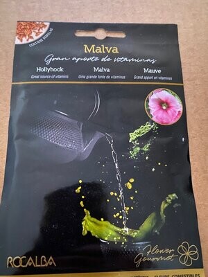 FLORES COMESTIBLES SEMILLAS MALVA