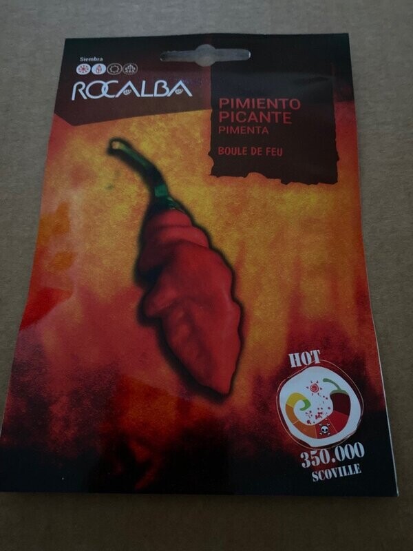 HORTALIZAS PIMIENTO PICANTE SEMILLAS BOULE DE FEU