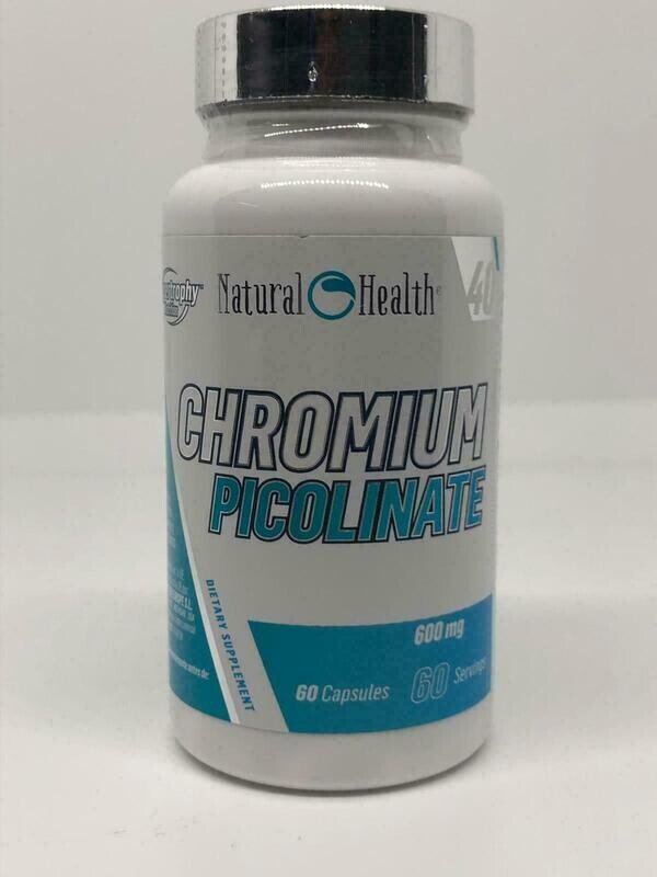Hypertrophy Natural Health Chromium Picolinate 60cáps Hypertrophy Natural Health Chromium Picolinate 60cáps