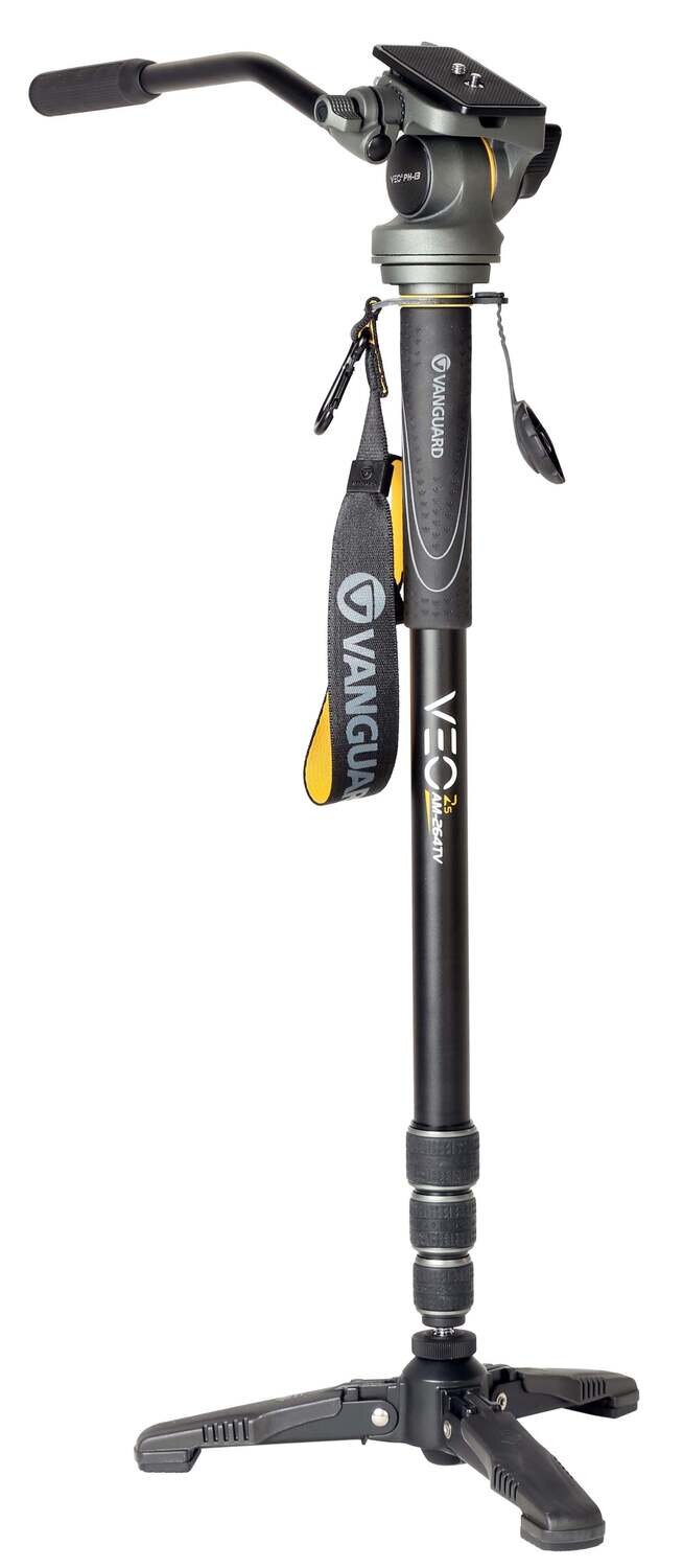 Veo 2S AM-264TV - Monopie de aluminio con pie retr�ctil