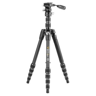 Veo 3T 235CP - Tr�pode de viaje de carbono, r�tula de paneo