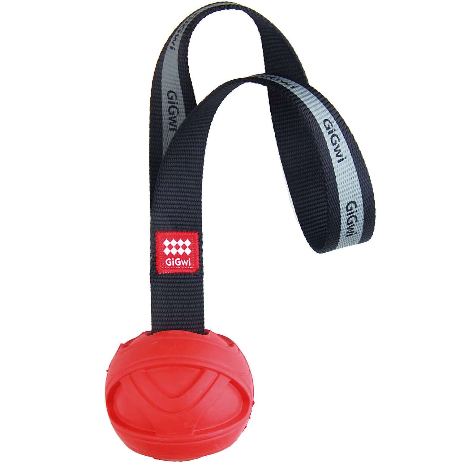 Pelota GO FETCH roja con lanzador GiGwi 7x7x35 cm