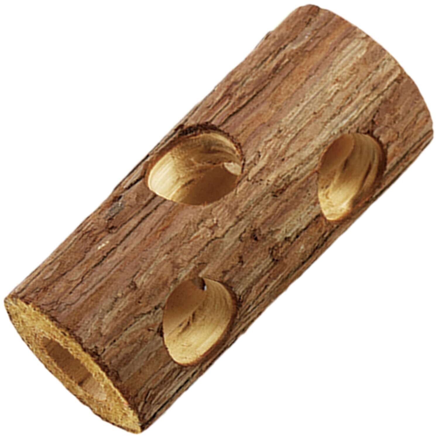 Juguete t�nel de madera para roedores 15 cm