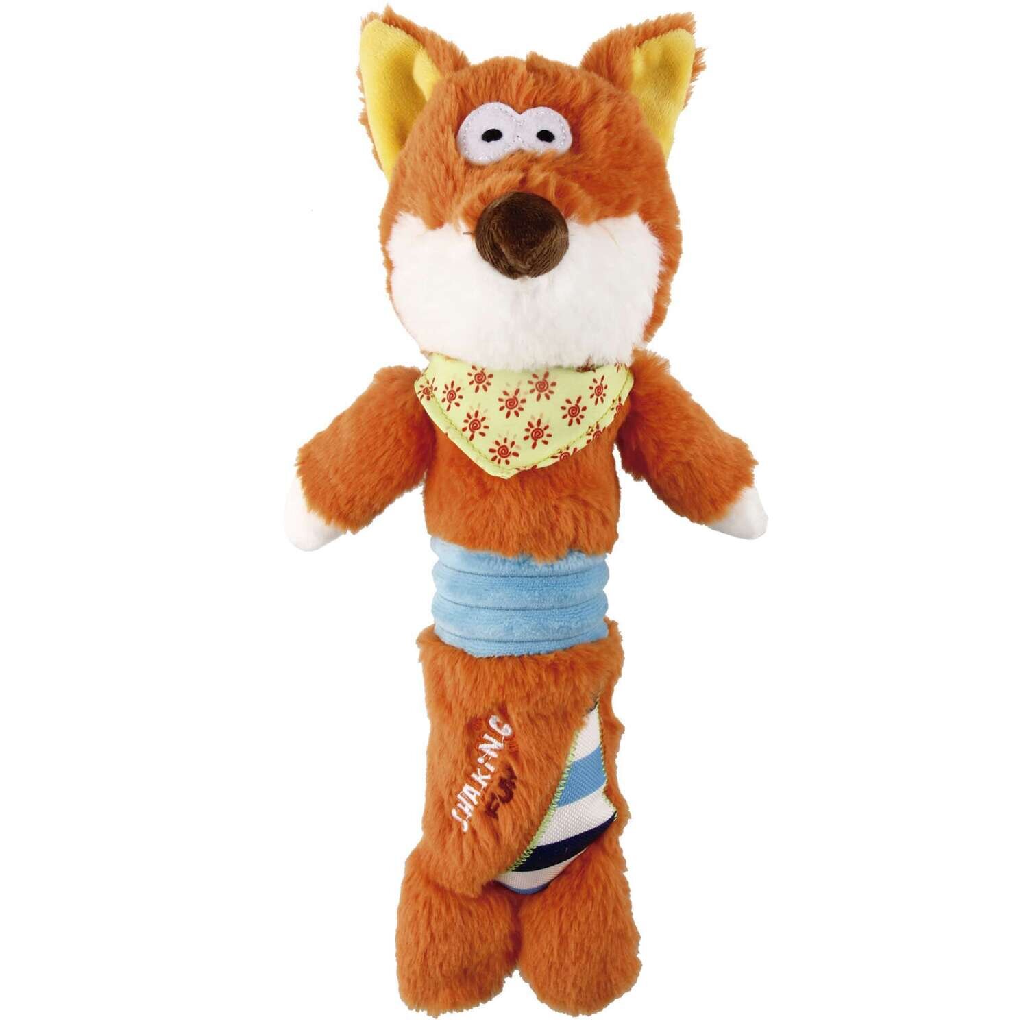 Juguete zorro de felpa Shaking Fun GiGwi 33x10x11,5 cm