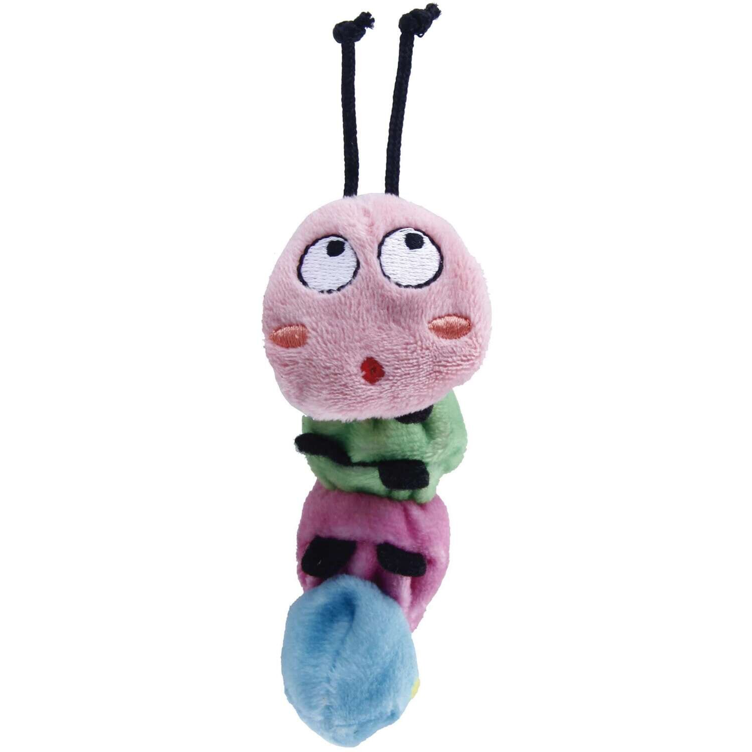 Juguete oruga con hierba gatera 100% org�nica GiGwi 13x4,5x4,5 cm