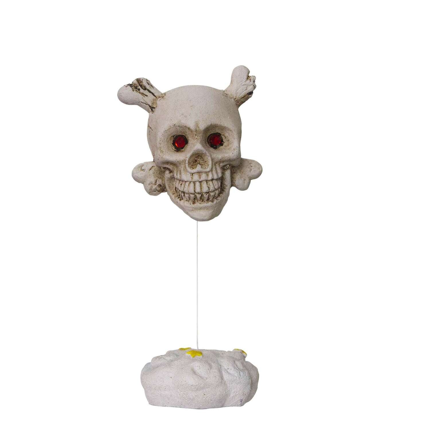 Ornamento calavera flotante 6,5x6,5x8 cm