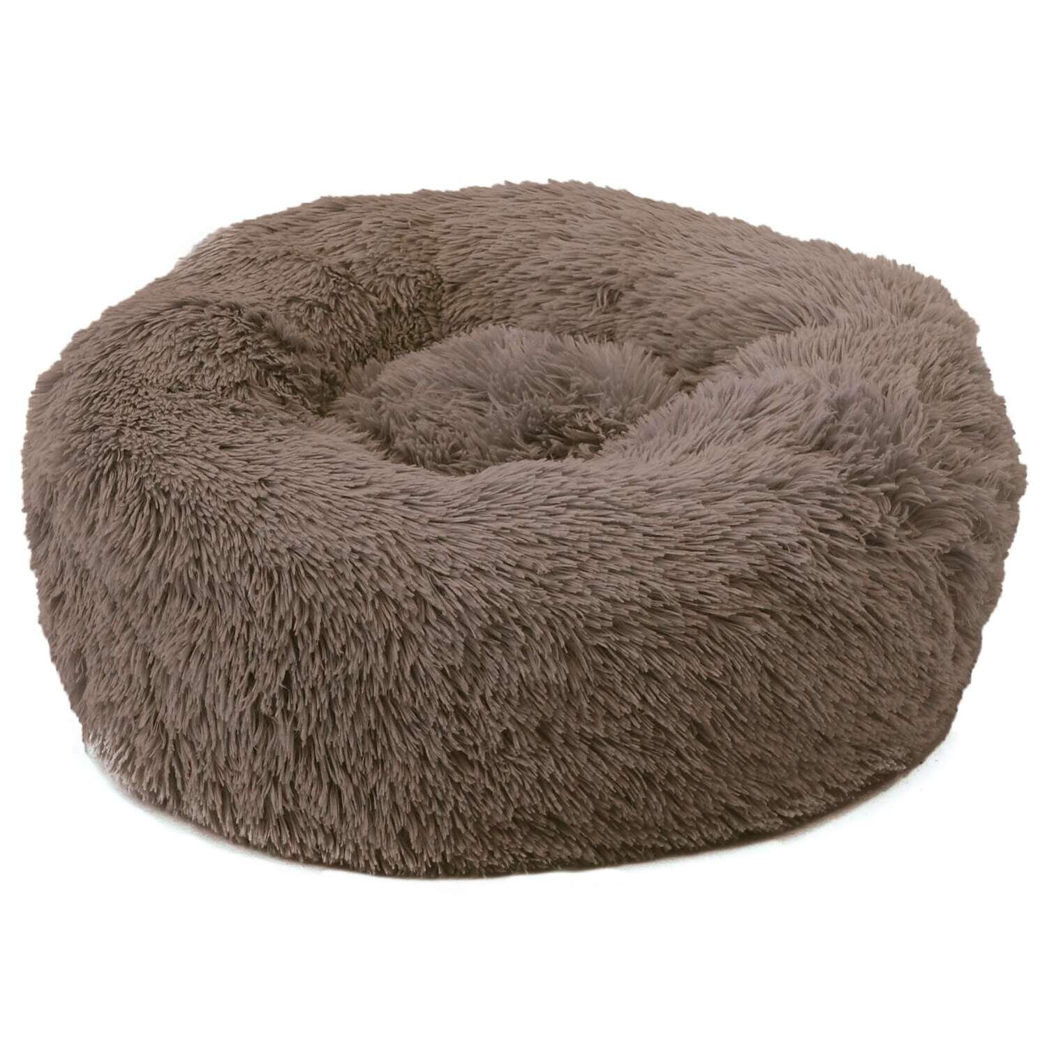 Cuna Fur redonda marr�n DREAM 60x60x19 cm