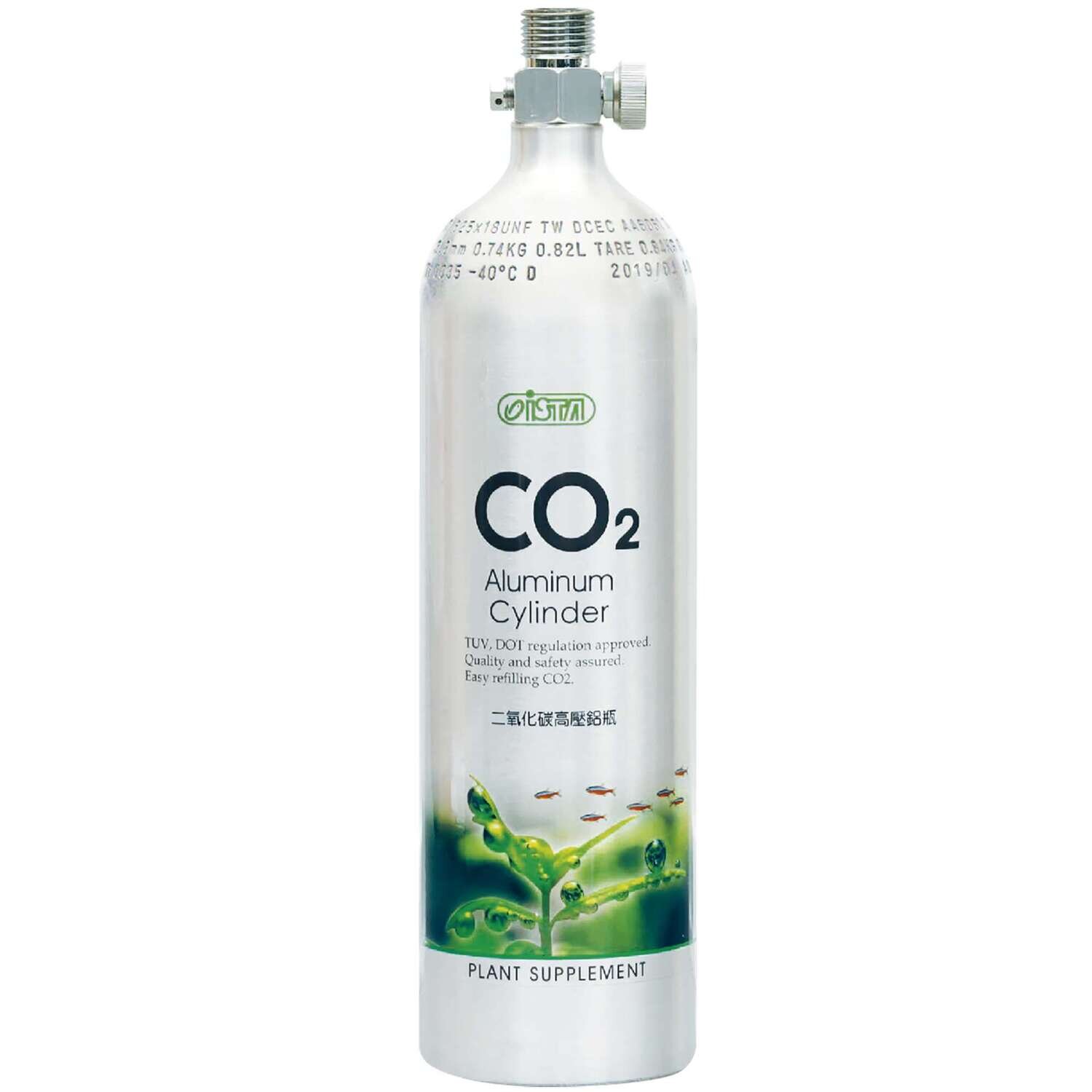 Cilindro CO2 de aluminio  1l