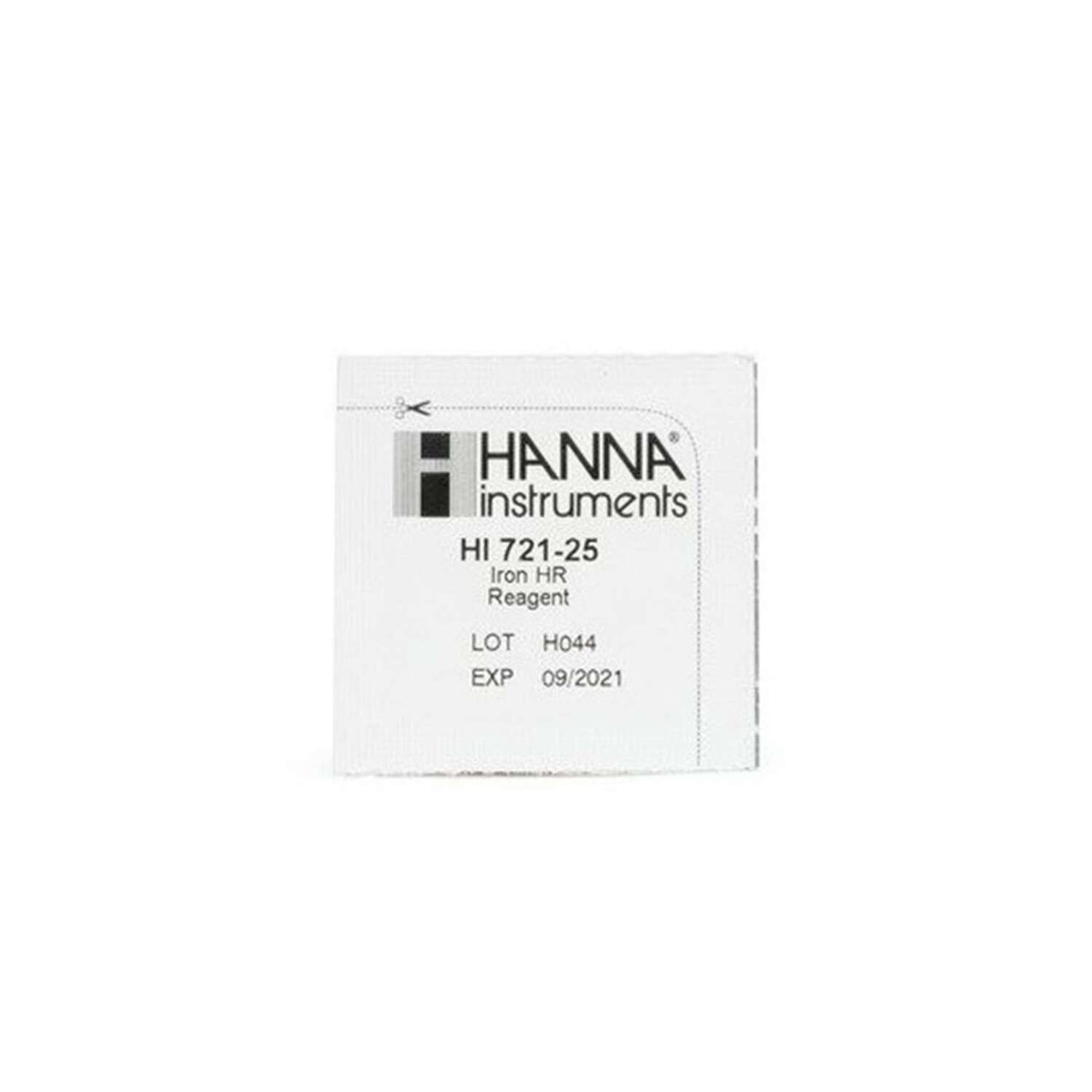 Reactivos Hierro rango alto (0 a 5,00 PPM) 25 Test HANNA