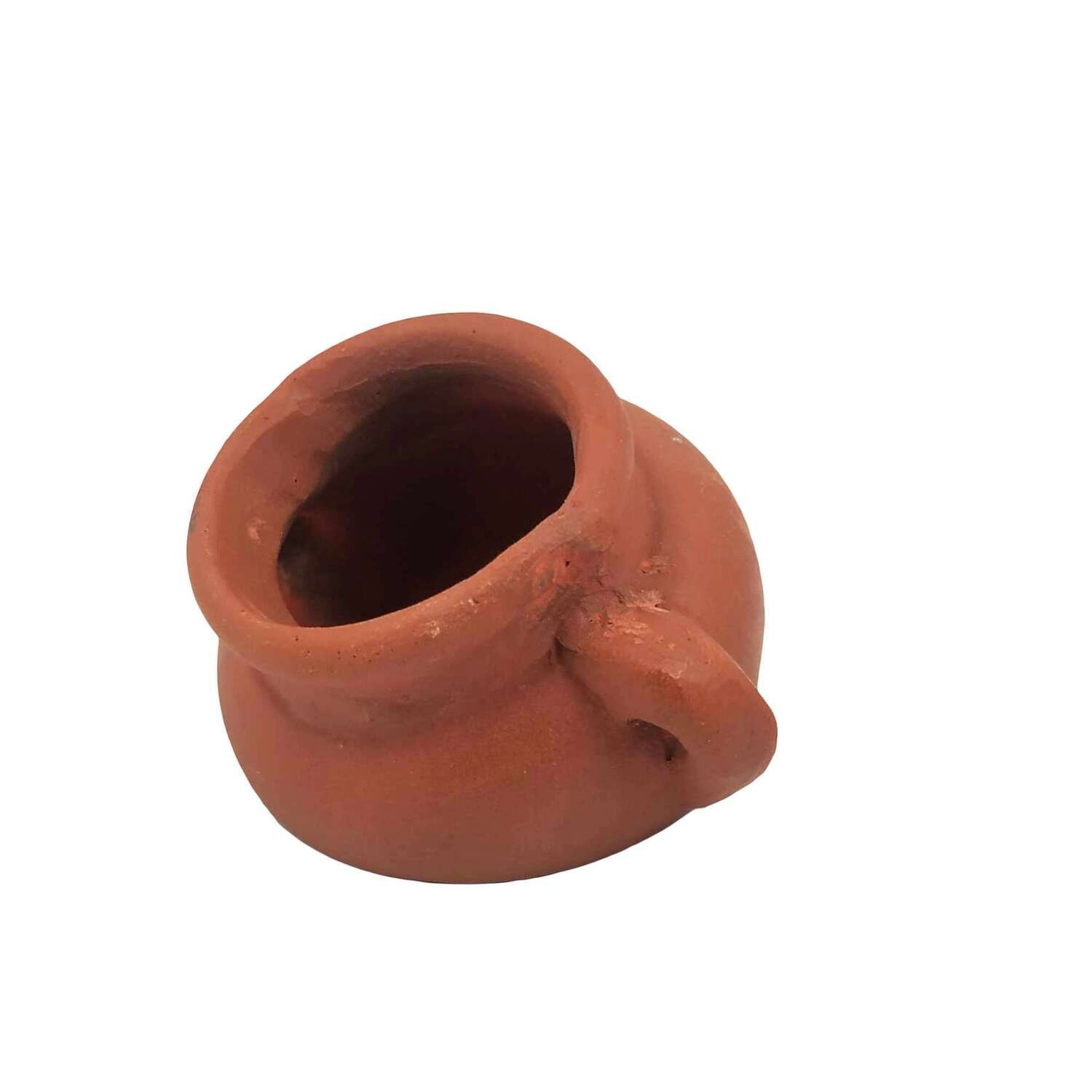 Ornamentos jarra de 2 asas peque�a de ICA 5,5x4,5x3,5 cm