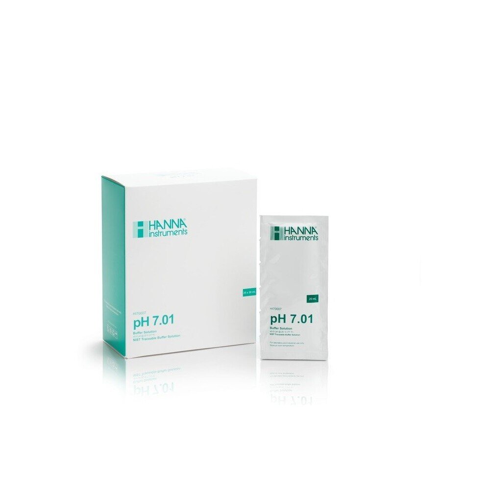 Soluci�n tamp�n pH 7,01 (25 bolsas de 20ml) HANNA