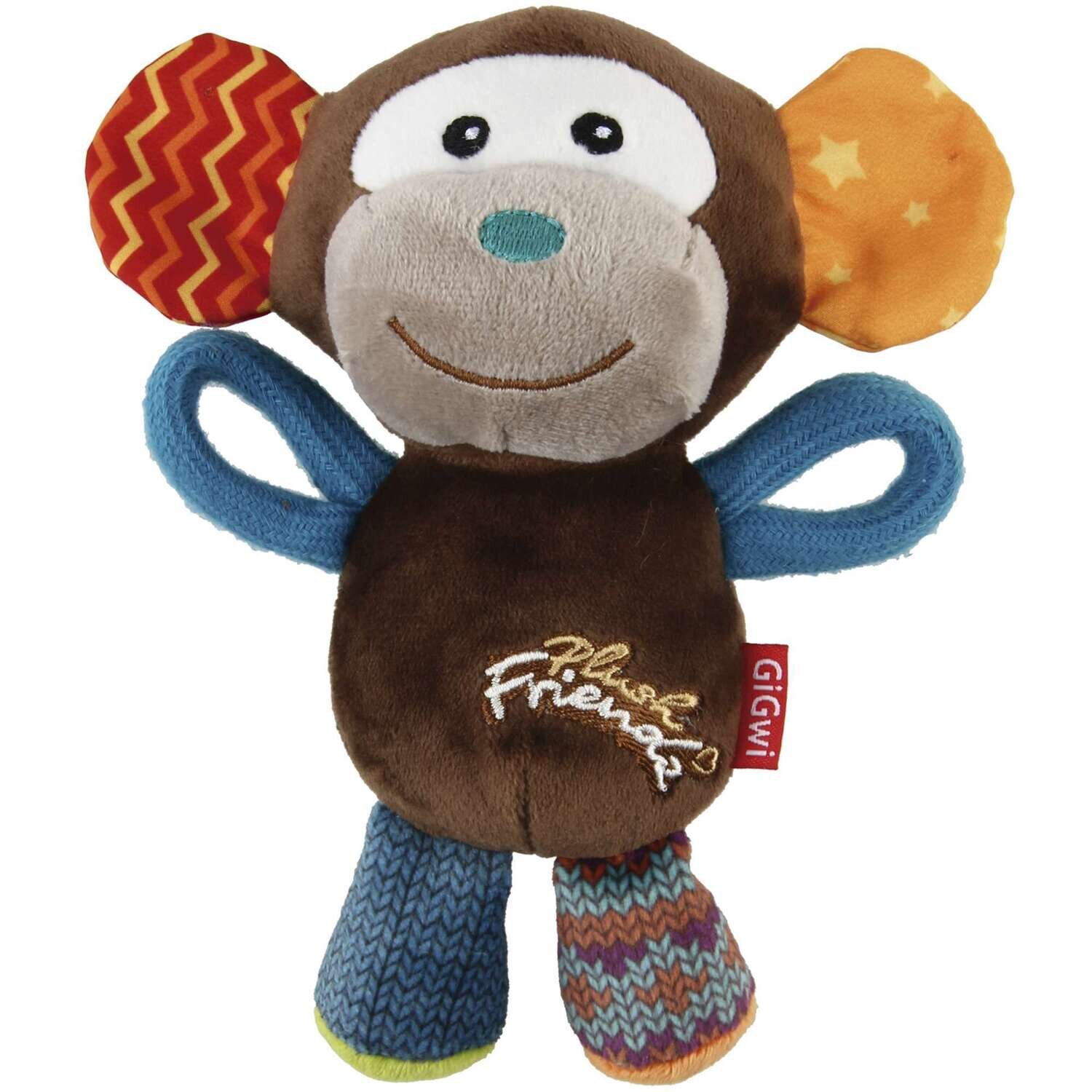 Juguete para cachorros Plush Friendz mono GiGwi 8x8x16 cm