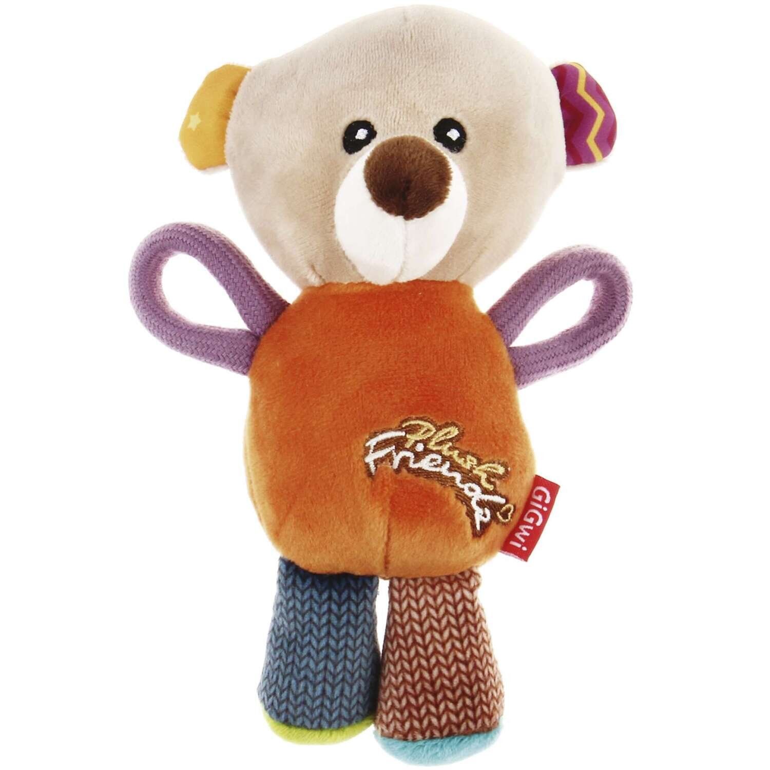 Juguete Plush Friendz oso GiGwi 8x8x16 cm