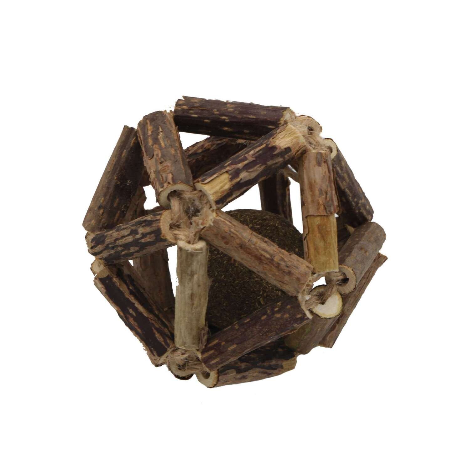 Juguete natural de matatabi poli�drico para gatos