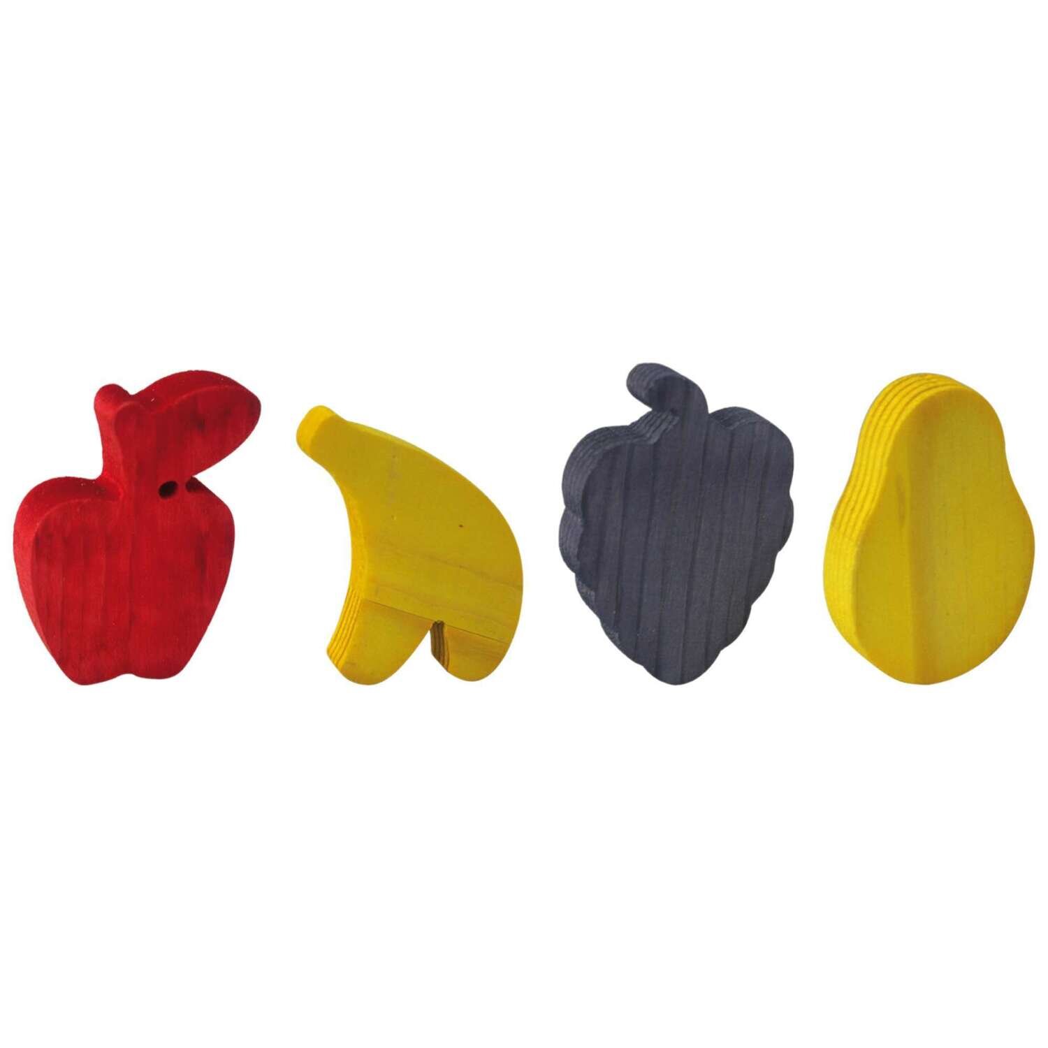 Masticables de madera frutitas para roedores 1,3x6 cm