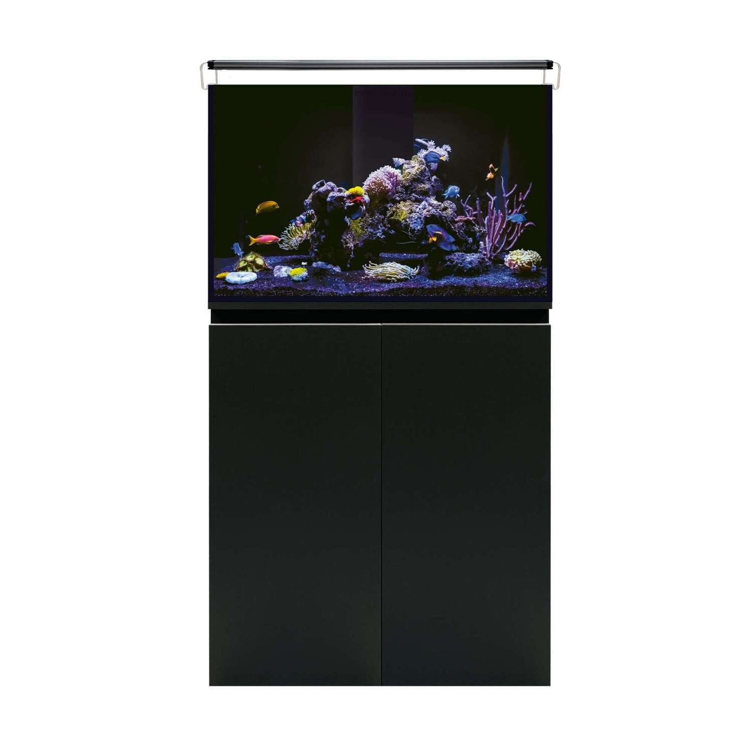 Acuario marino con Sump AQUA OCEAN PRO (Coral LED Pro II) 80x50x140 cm