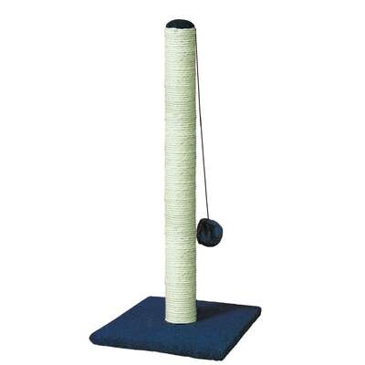 Rascador peque�o con pelota para gatos 30x30x70 cm