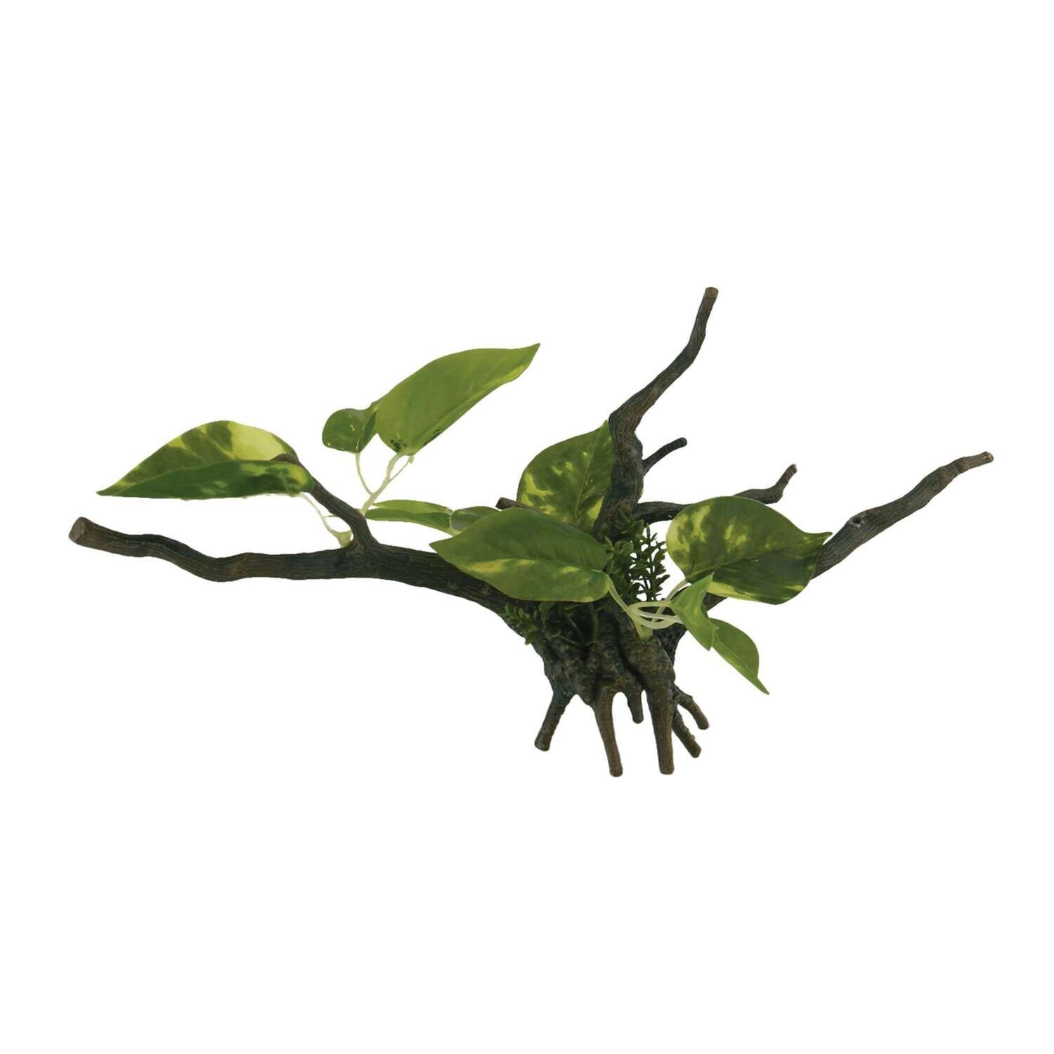 Troncos con plantas de ICA 34x10x15,5 cm