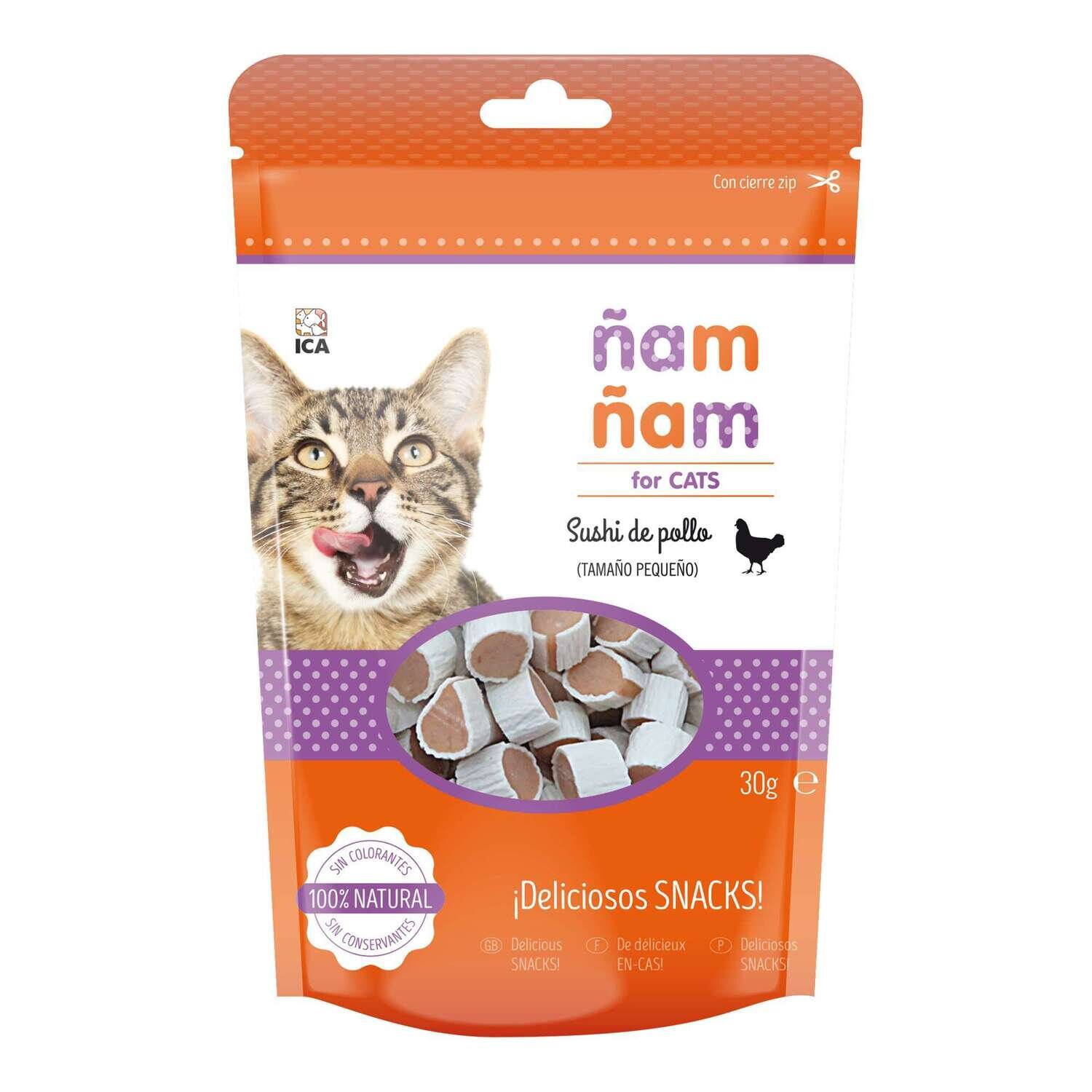 Snacks Sushi de pollo "�am �am"  30 g