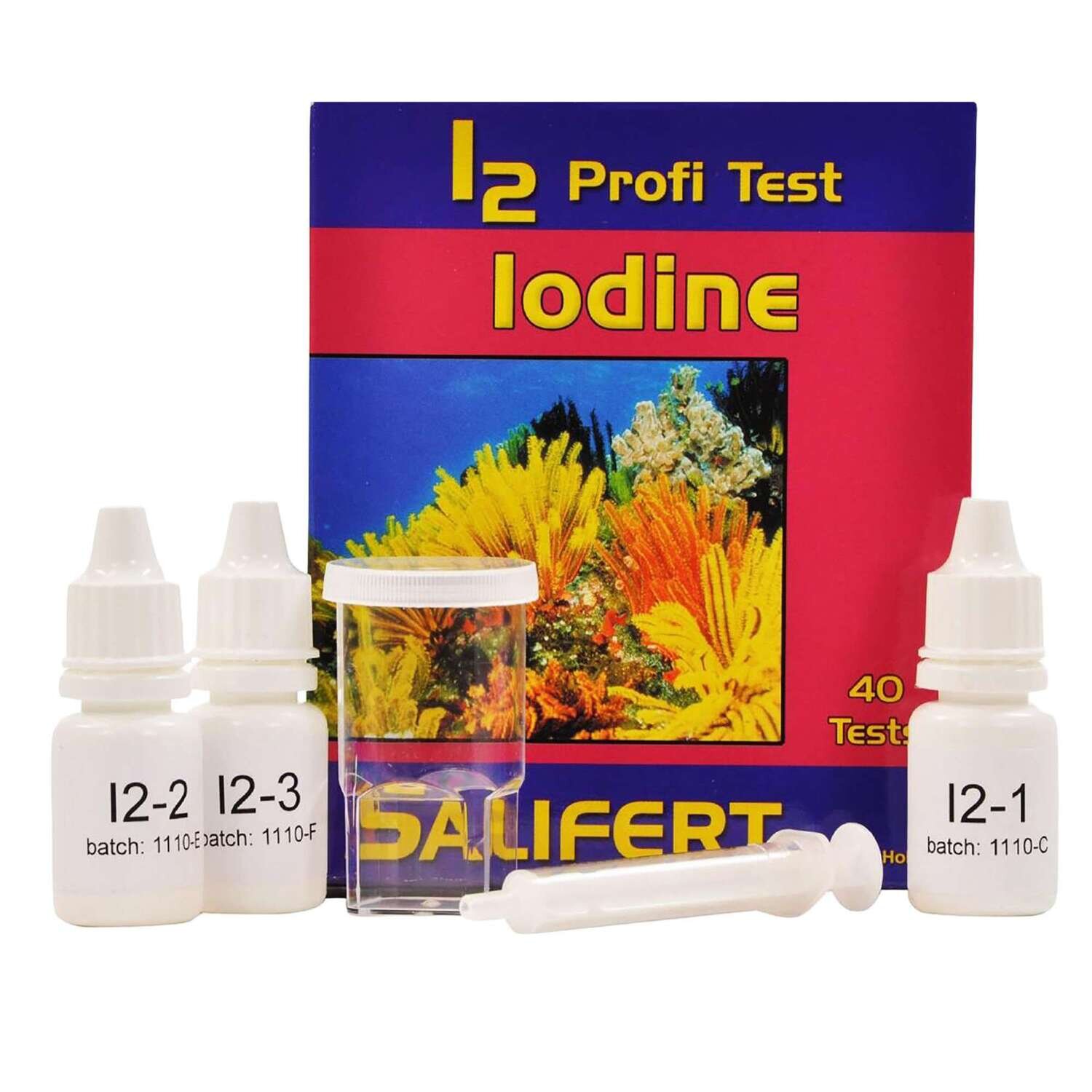 Test de yodo (I2) Salifert
