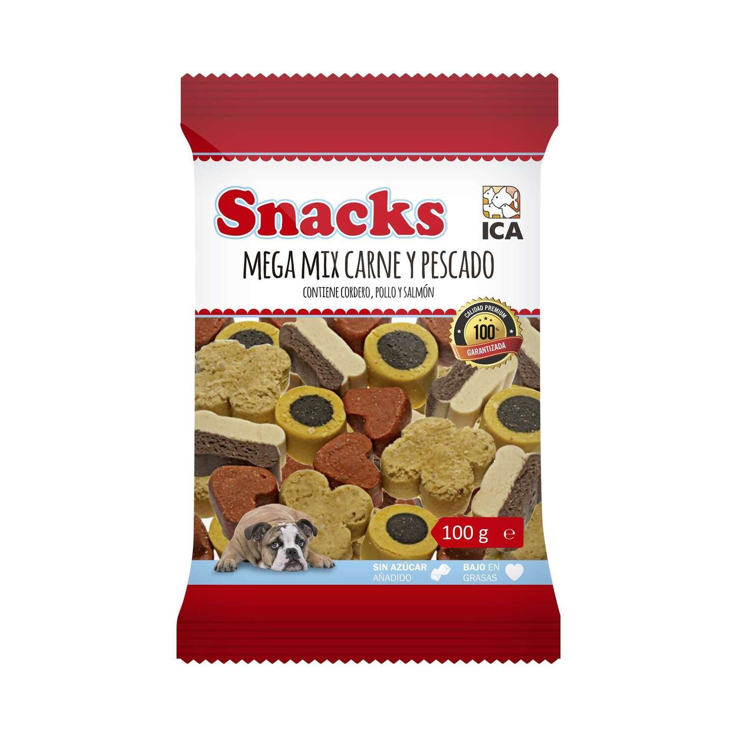 Snack Mega Mix carne y pescado