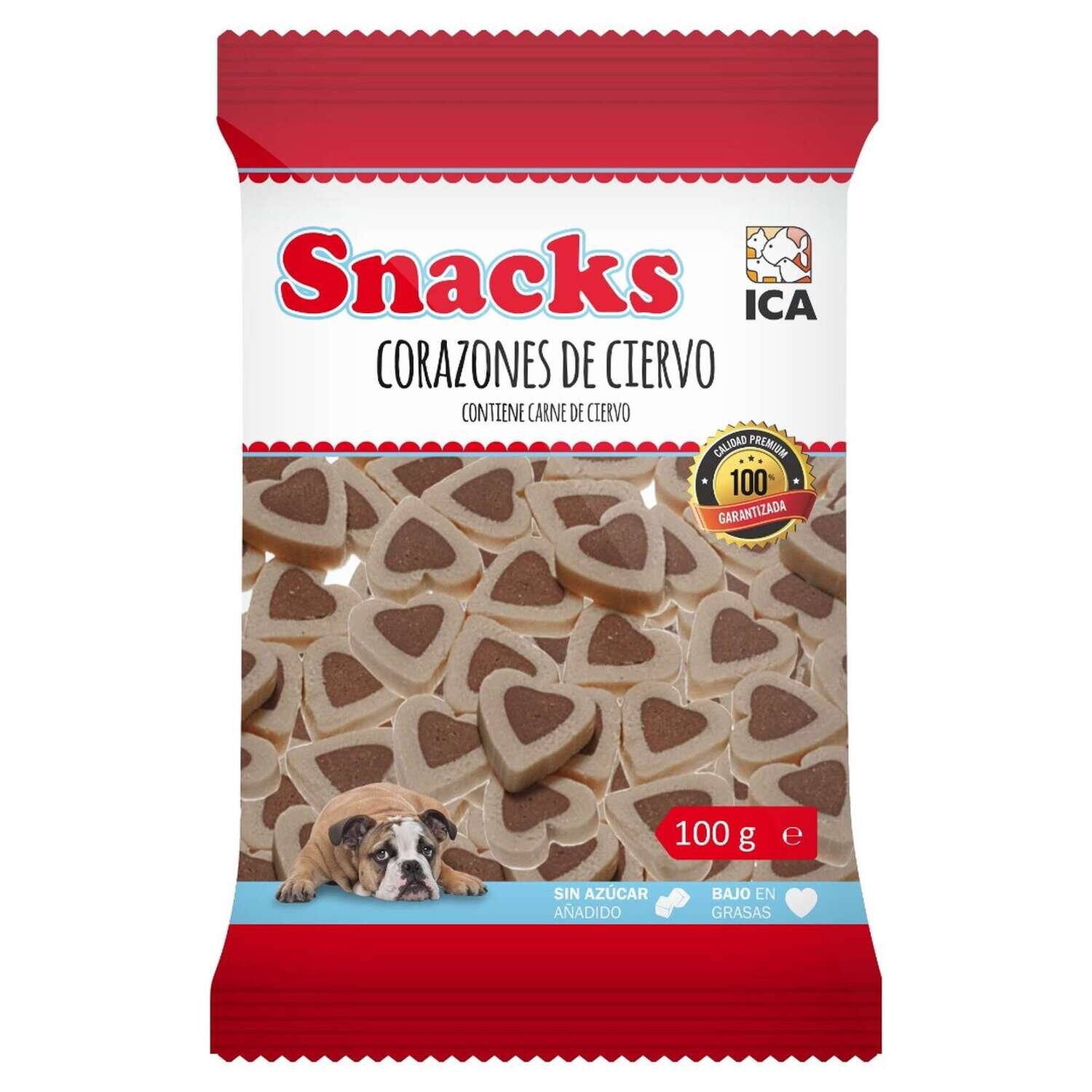 Snack Corazones de ciervo