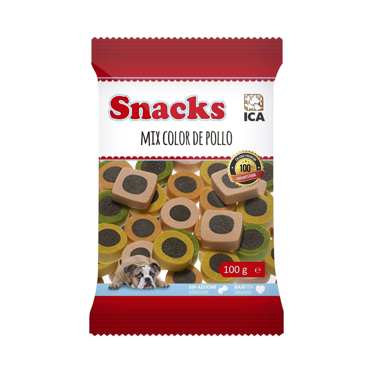 Snacks Mix color de pollo  100 g