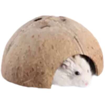 Medio coco para roedores 12 cm