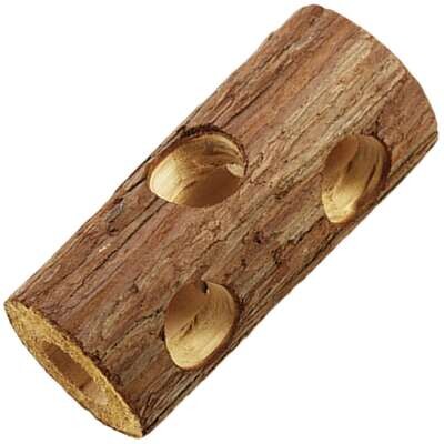 Juguete t�nel de madera para roedores 15 cm