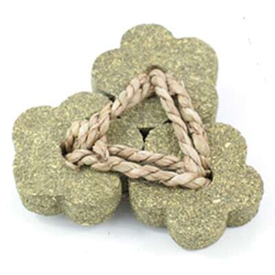 Flores de heno prensado 8x9x cm