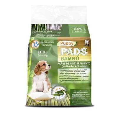 Pa�os de Adiestramiento Puppy Pads Bamb� (60cm x 60cm)