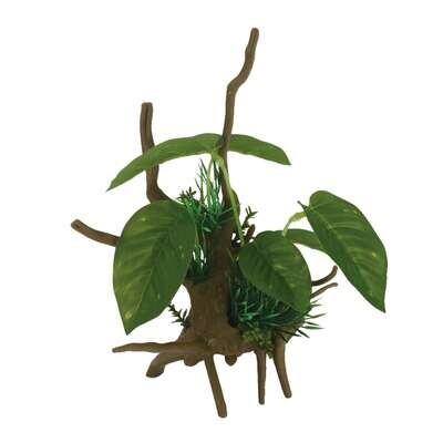 Troncos con plantas de ICA 16,5x16,5x22 cm