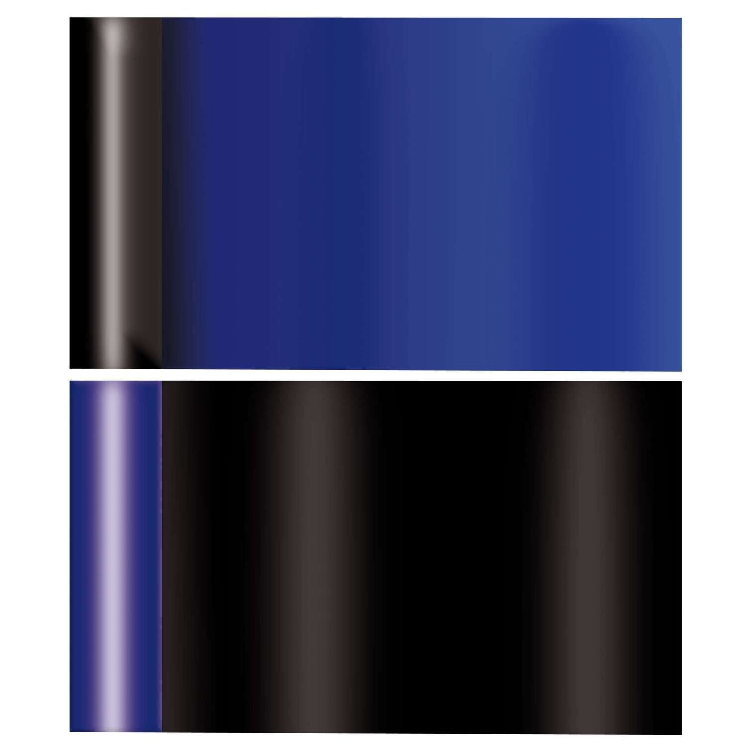 Fondo de doble cara (degradado azul / negro) 1500x40 cm