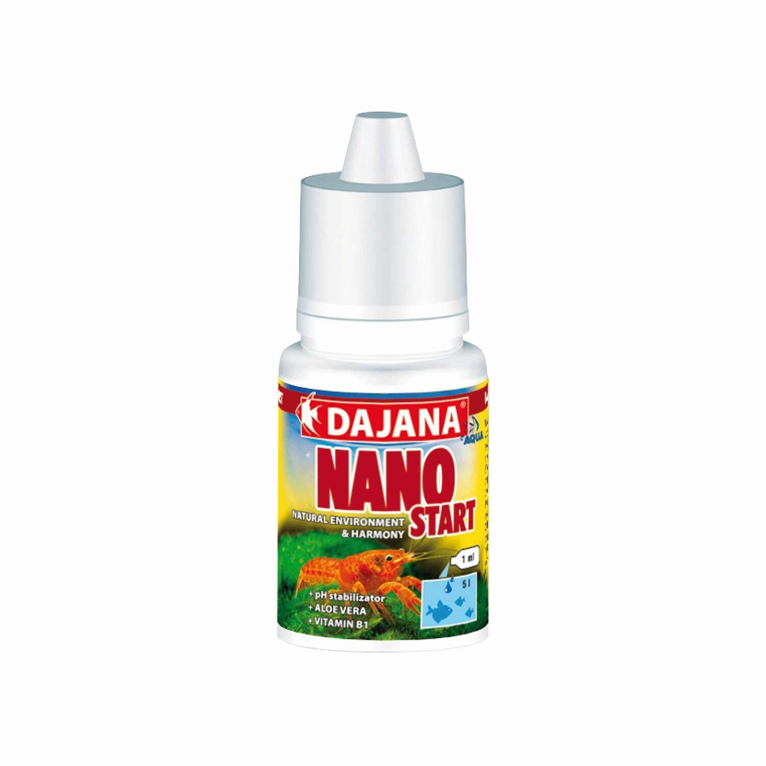 Anticloro y cloramina con aloe vera: NANO START de DAJANA 20 ml