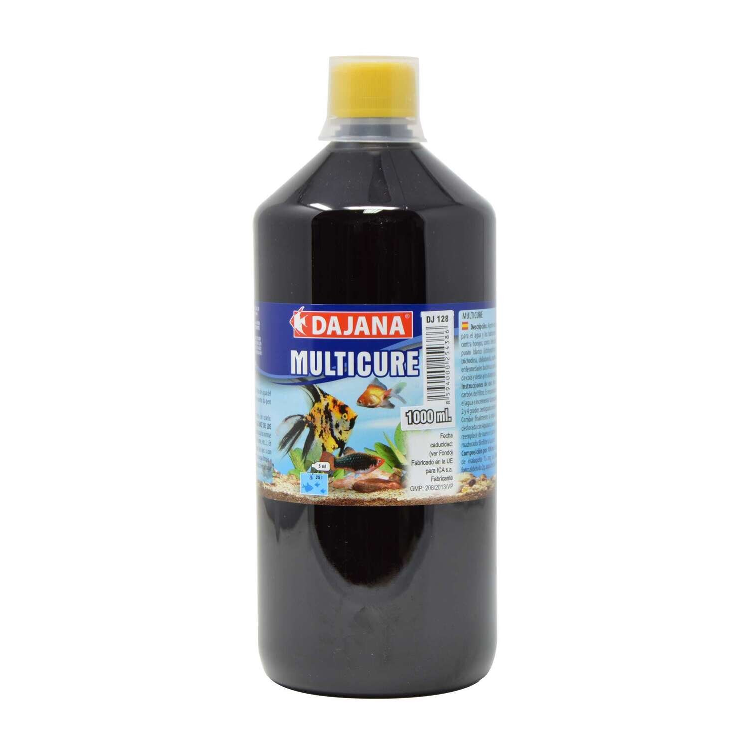 Tratamiento contra bacterias, protozoos y hongos: MULTICURE de DAJANA 1 l