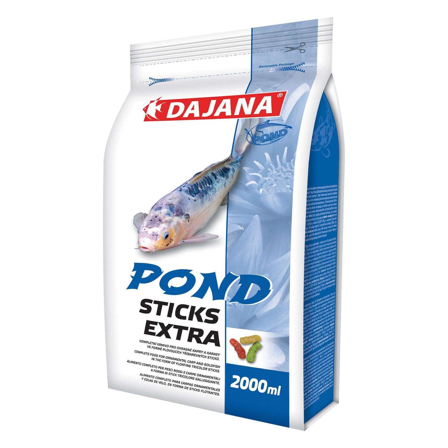 Alimentos para peces de Estanque y agua fr�a de DAJANA 2 l