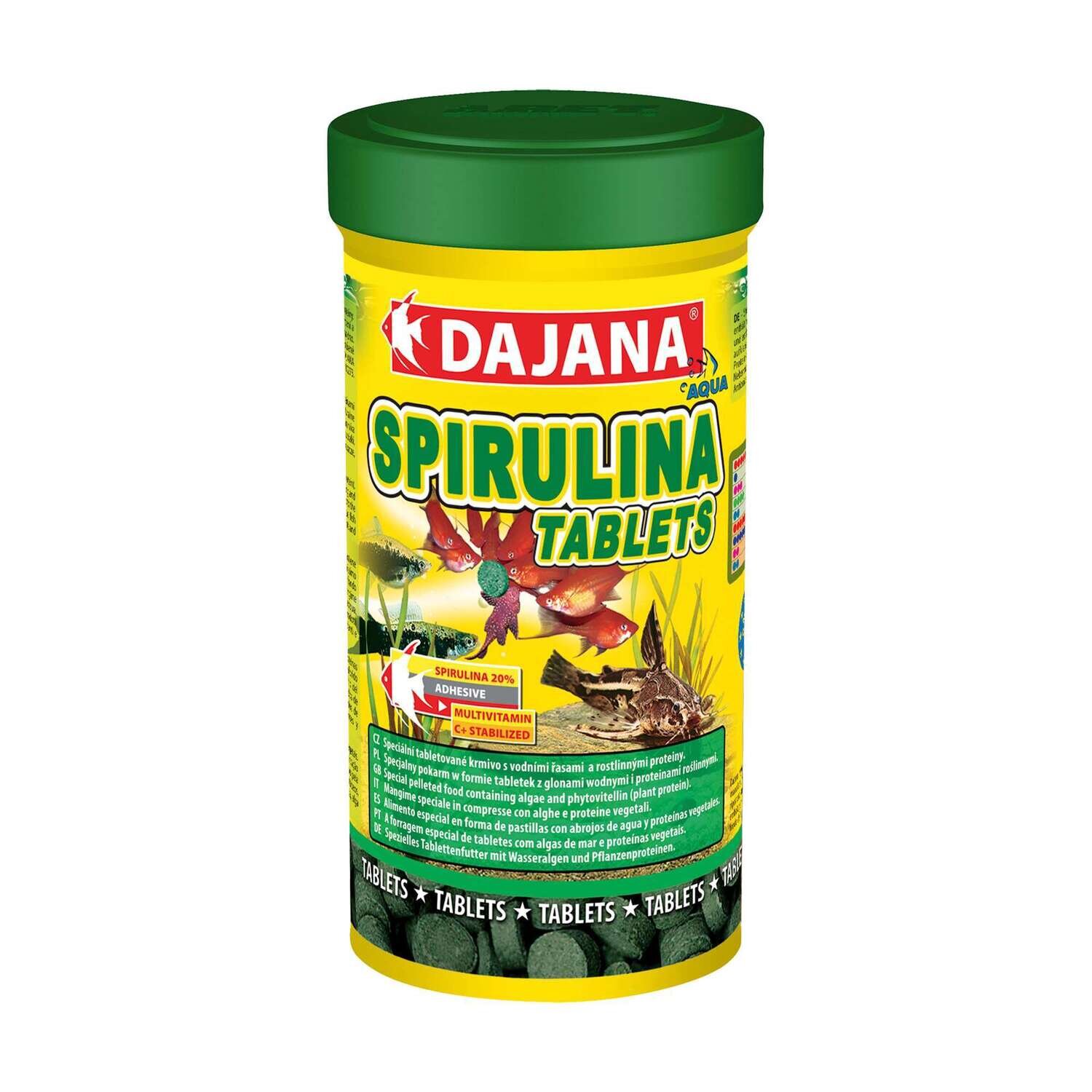 Alimento SPIRULINA TABLETS de DAJANA 100 ml